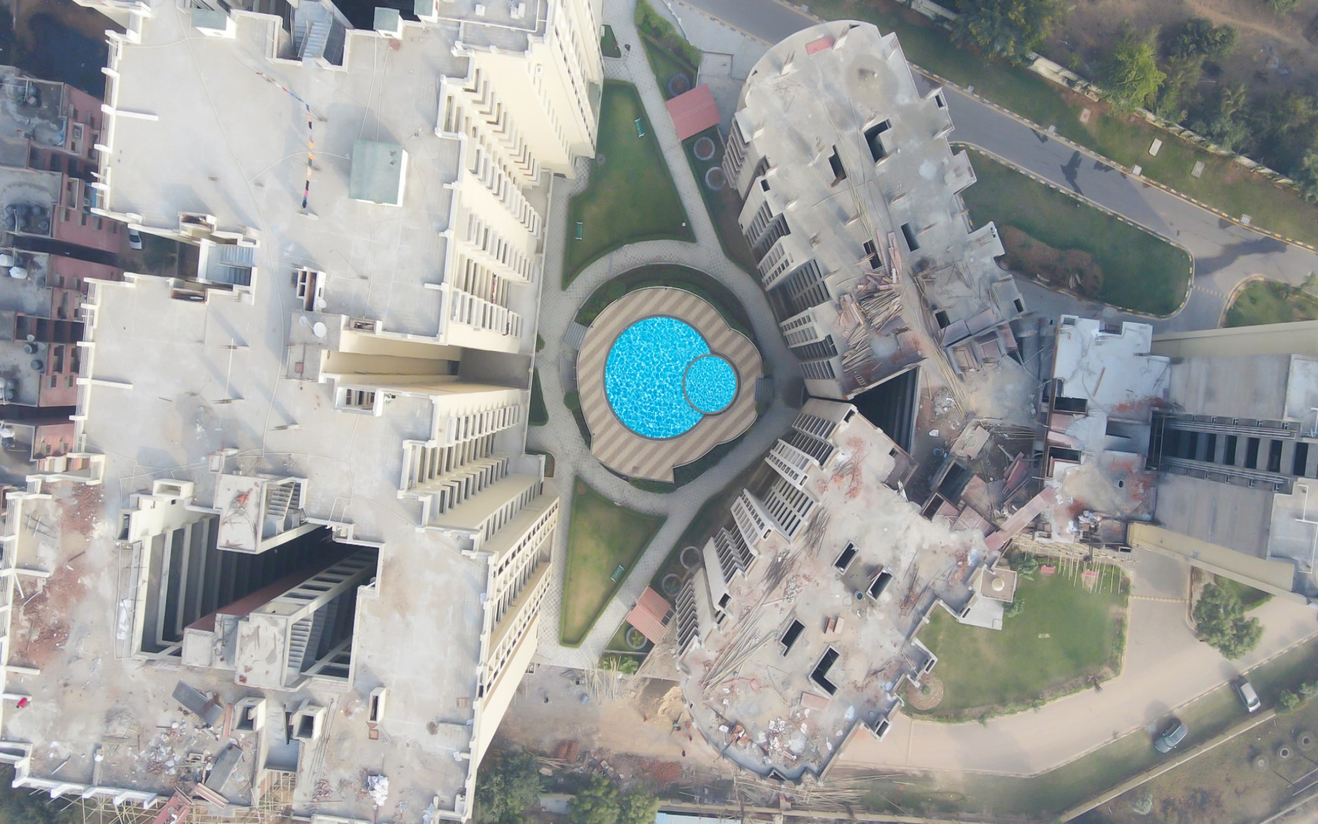Apartment Aerial View